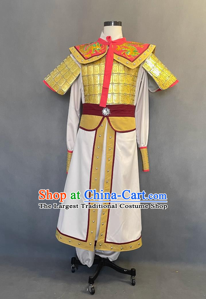 Chinese Tang Dynasty Soldier Costume Ancient China General Armour Clothing Traditional Monkey King Sun Wukong Armor