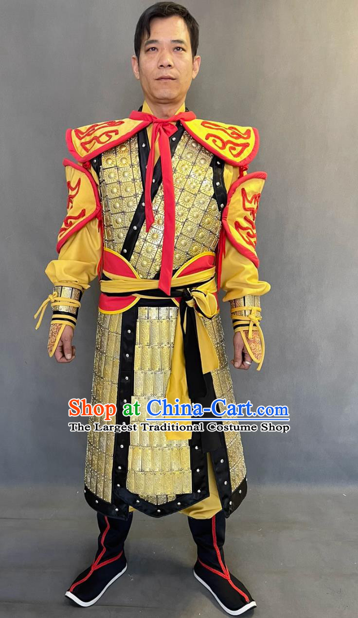 Traditional Chinese Legend Handsome Monkey King Costume Ancient China Hero Clothing TV Drama Journey to the West Sun Wukong Armor