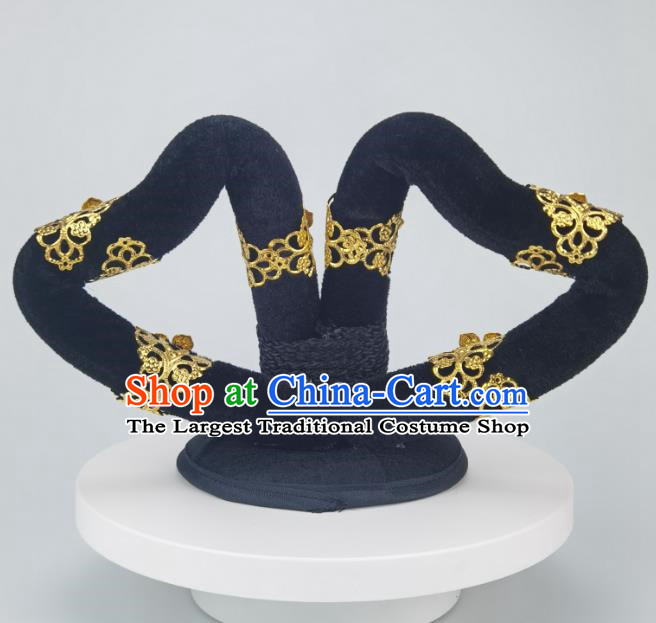 Dunhuang Headdress Heart Shaped Hair Accessories Classical Dance Wig Hanfu Tang Suit Hair Bag Tang Dynasty Accessories Hair Ornaments