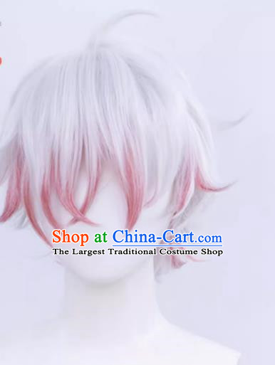Identity V Patient Rare Medical Record Cos Wig Call of The Abyss White Layered Red