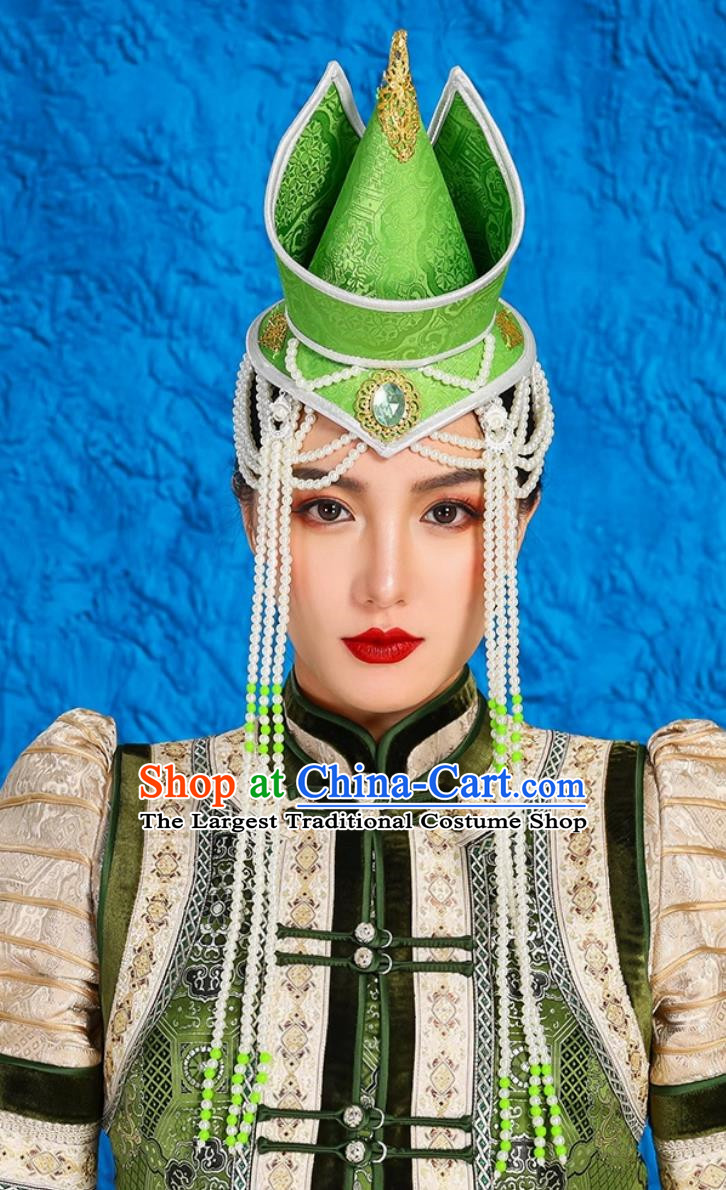 Mongolian Performance Headwear Minority Style Dance Performance Catwalk Hat Photography Hair Accessories