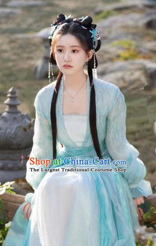 2024 Xian Xia TV Series The Last Immortal Fairy A Yin Dresses Chinese Ancient Young Lady Clothing
