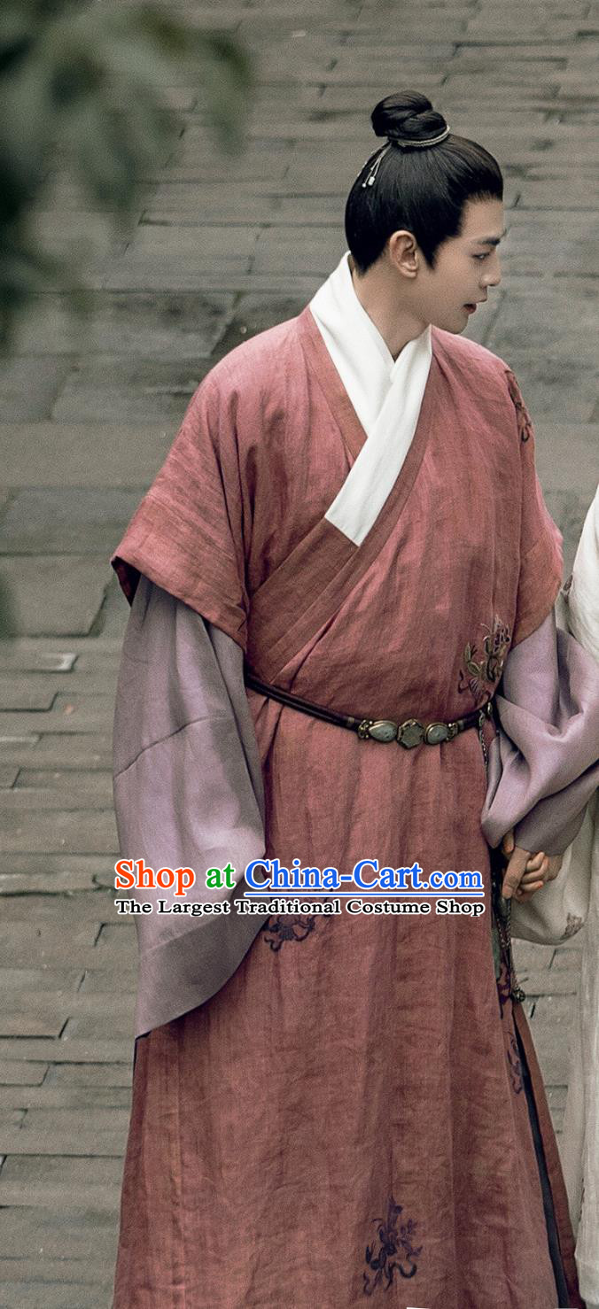 China Ancient Scholar Clothing TV Drama The Ingenious One Su Ming Yu Robes Traditional Ming Dynasty Hanfu