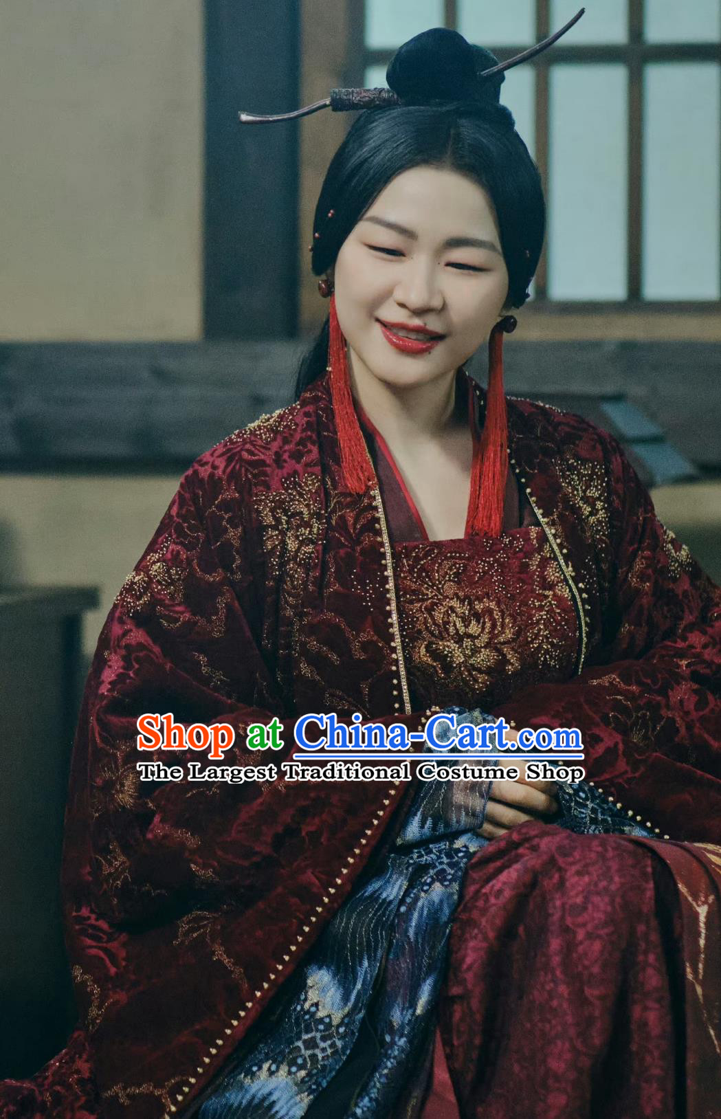 Chinese Ancient Swordswoman Garment Costumes TV Series My Journey to You Matriarch Gong Zi Shang Dresses