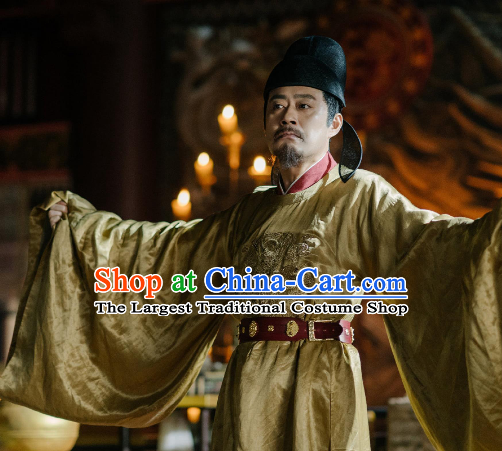Chinese TV Series Jun Jiu Ling Emperor Chu Rang Clothing Ancient Royal King Robes