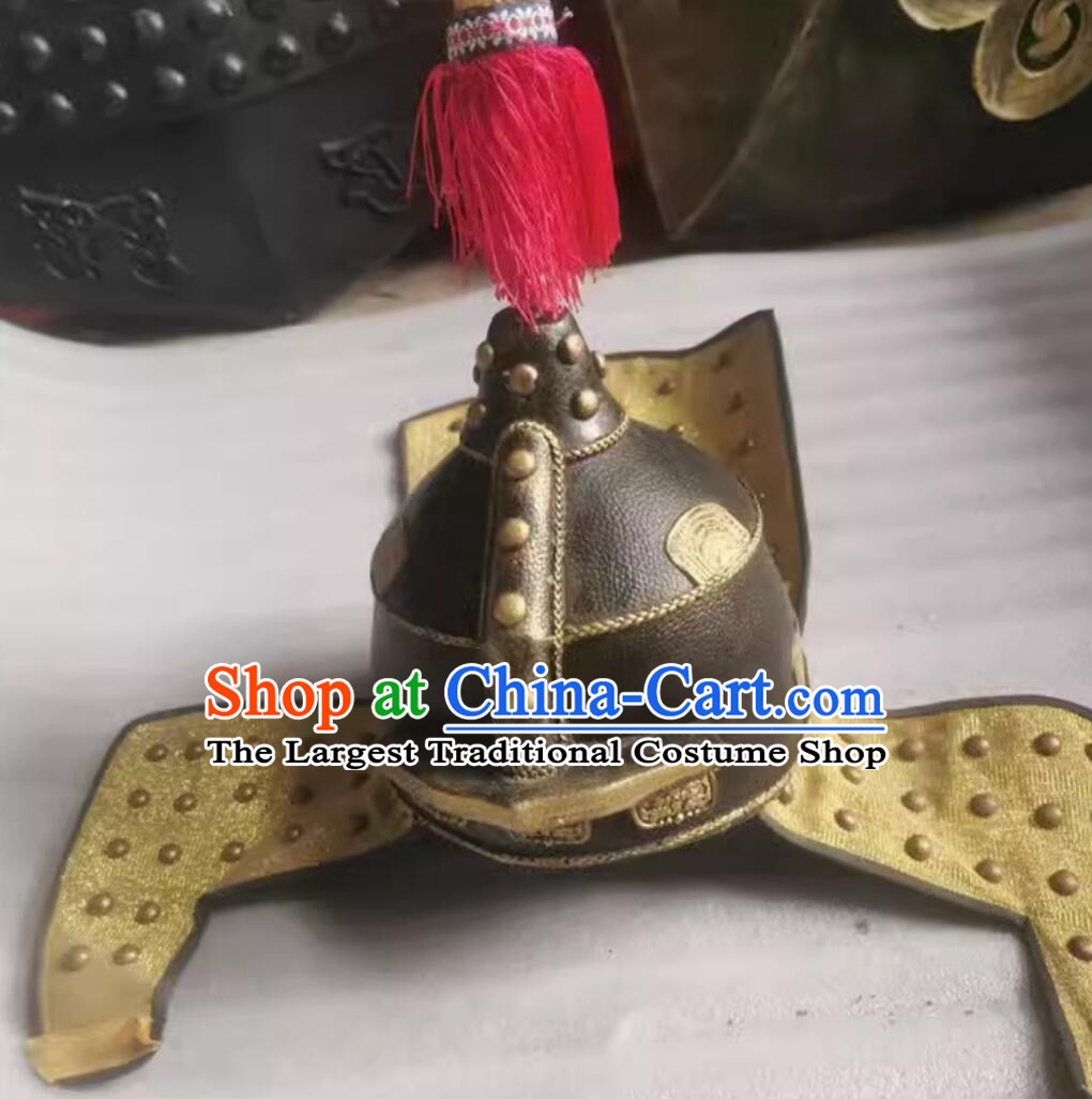 Handmade Chinese Qing Dynasty Emperor Hunting Helmet