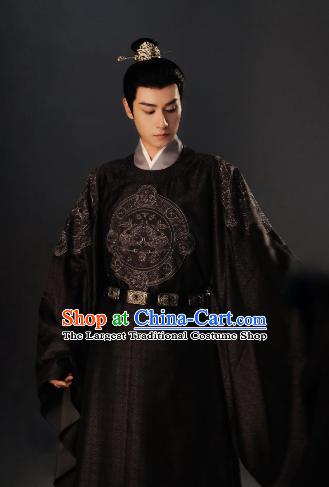 Traditional Ming Dynasty Male Hanfu Chinese TV Series Blossoms in Adversity Gu Yan Xi Costume Ancient China Royal Prince Clothing