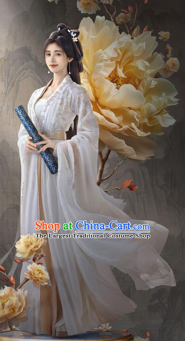 Traditional Hanfu Dress Chinese TV Series In Blossom Yang Cai Wei Costume Ancient China Noble Lady Clothing