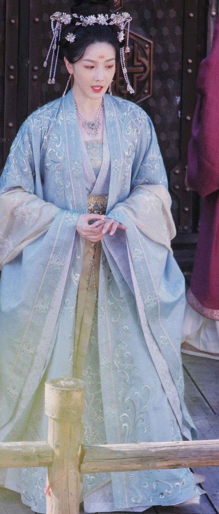 Ancient China Imperial Consort Clothing TV Series A Journey To Love Royal Concubine Chu Dress