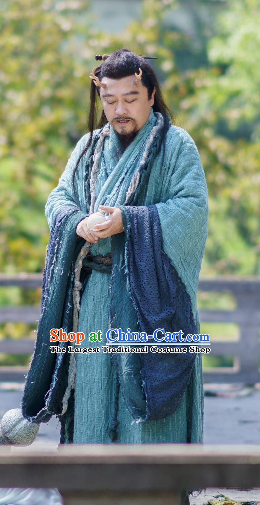 Ancient China Swordsman Garment Costume Chinese TV Series The Legend Of Shen Li Immortal Deer Hu Lu Clothing