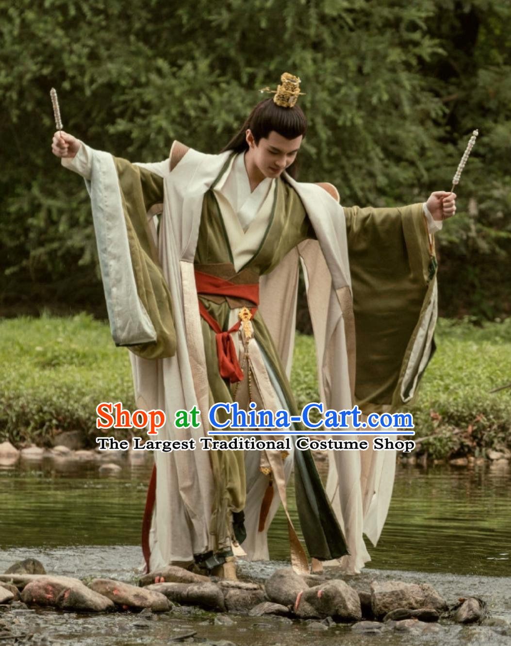 Ancient China Young Childe Garment Costume Chinese TV Series The Legend Of Shen Prince Fu Rong Jun Clothing