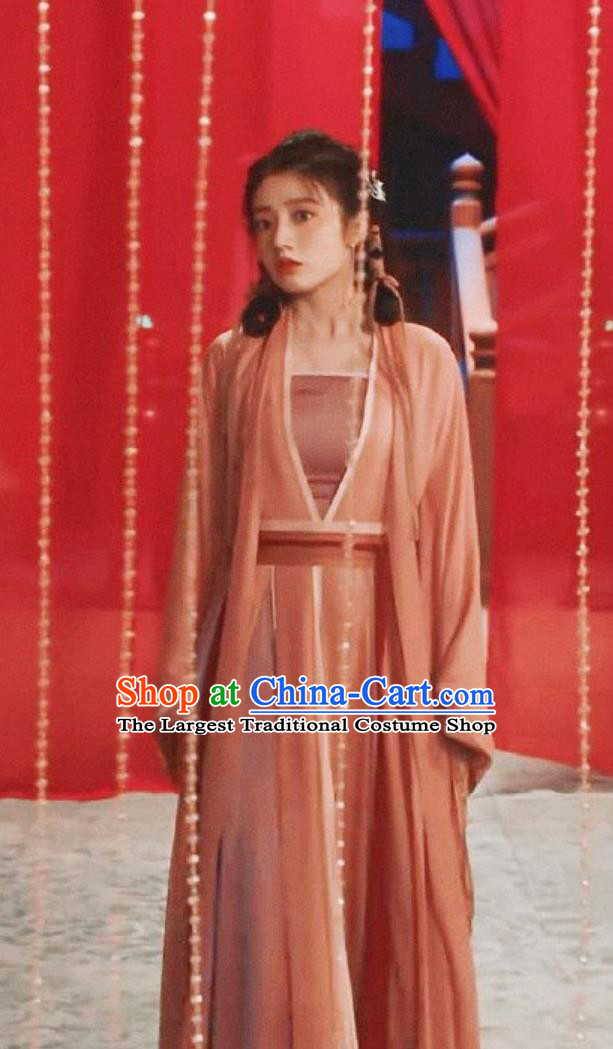 Chinese TV Series The Legend Of Shen Li Servant Girl Clothing Ancient China Young Lady Dress Costume