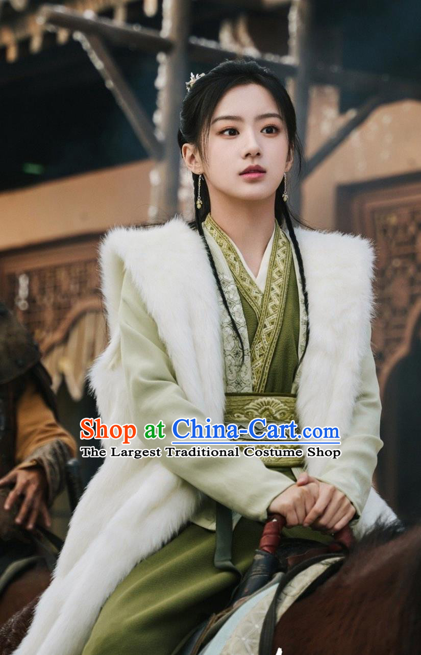 Ancient China Swordswoman Dresses Chinese TV Series The Legend of Heros Heroine Huang Rong Clothing