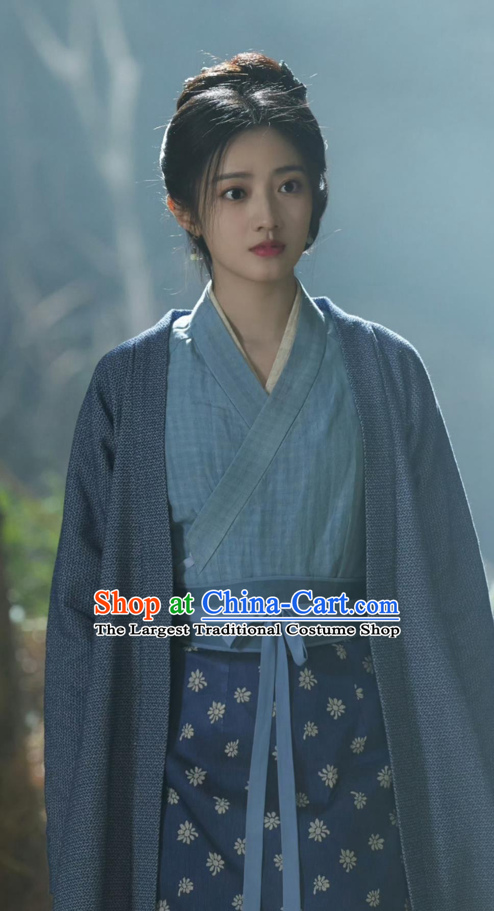 Chinese Wuxia TV Series The Legend of Heroes Heroine Mu Nian Ci Red Clothing Ancient China Country Woman Costume