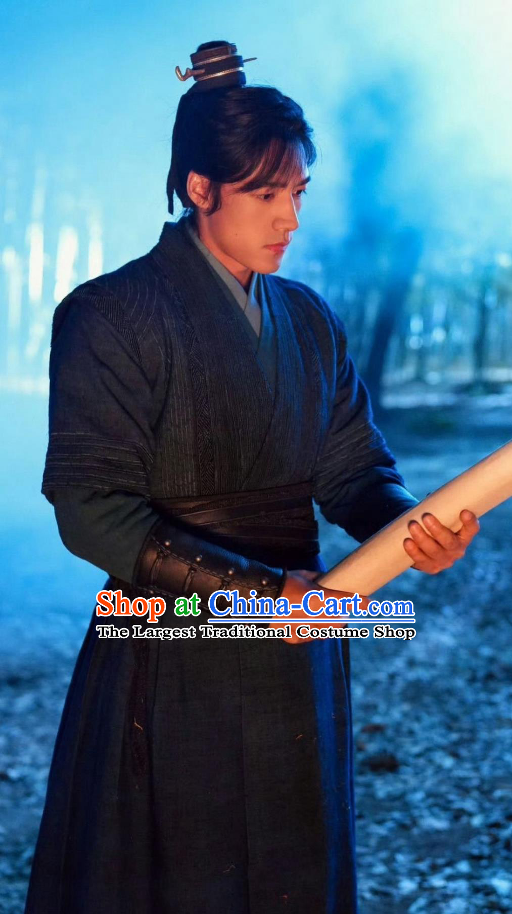 Ancient China Young Warrior Costume Chinese Wuxia TV Series The Legend of Heroes Guo Jing Clothing