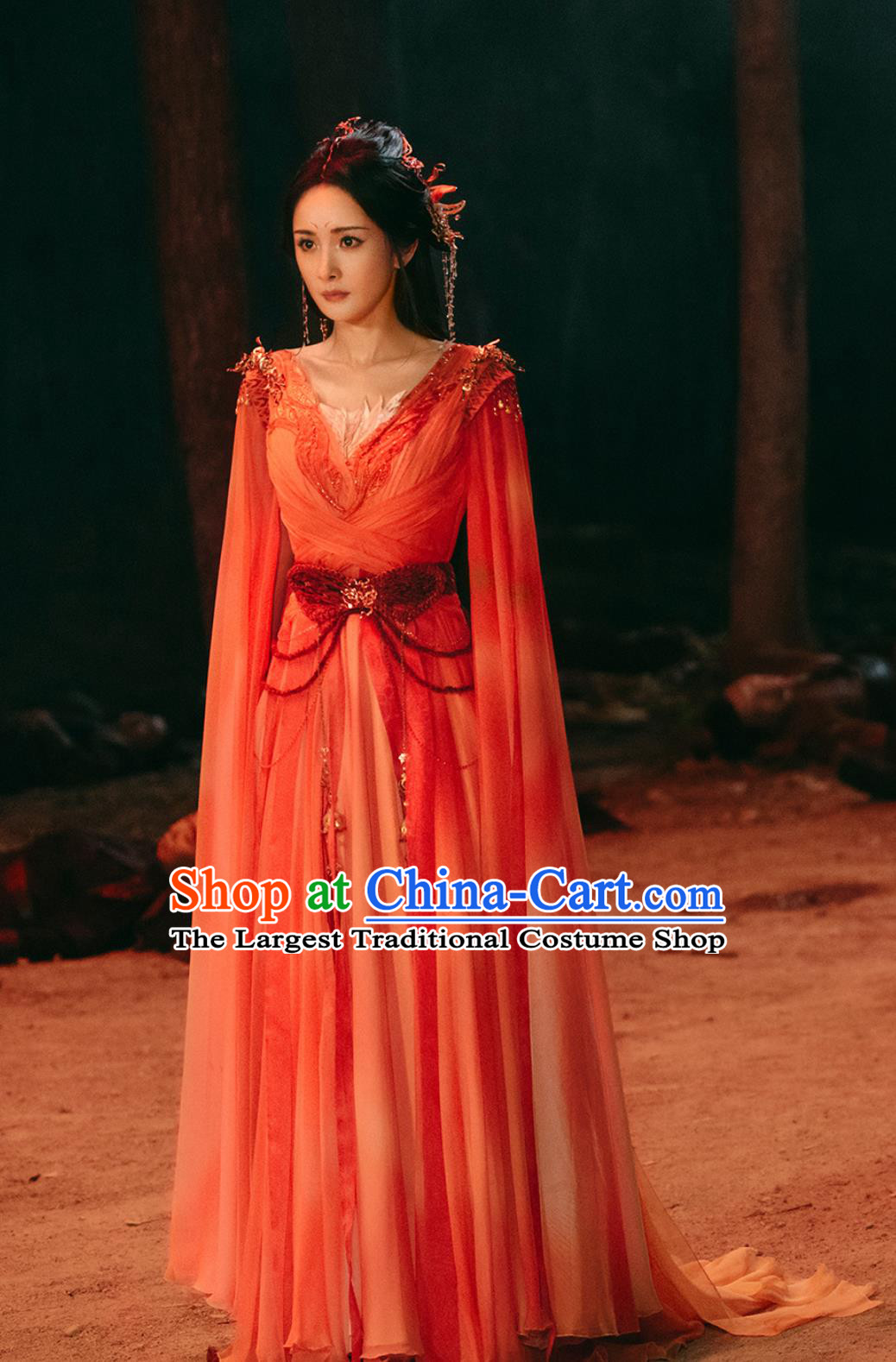 Ancient China Female Swordsman Clothing Chinese TV Series Fox Spirit Matchmaker Red Moon Pact Master Tushan Hong Hong Red Costume