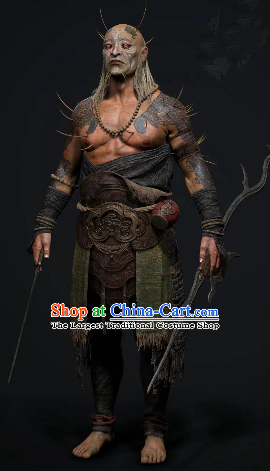 Chinese Game Black Myth Wukong NPC Costume