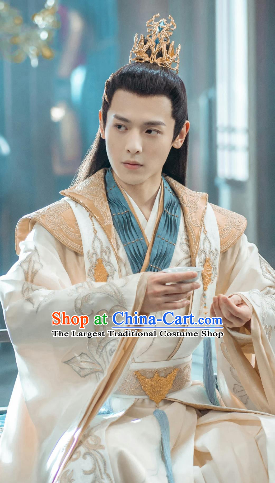 Ancient China Royal Prince Clothing Chinese TV Drama Dashing Youth King of Lang Ya Xiao Ruo Feng Garment Costume