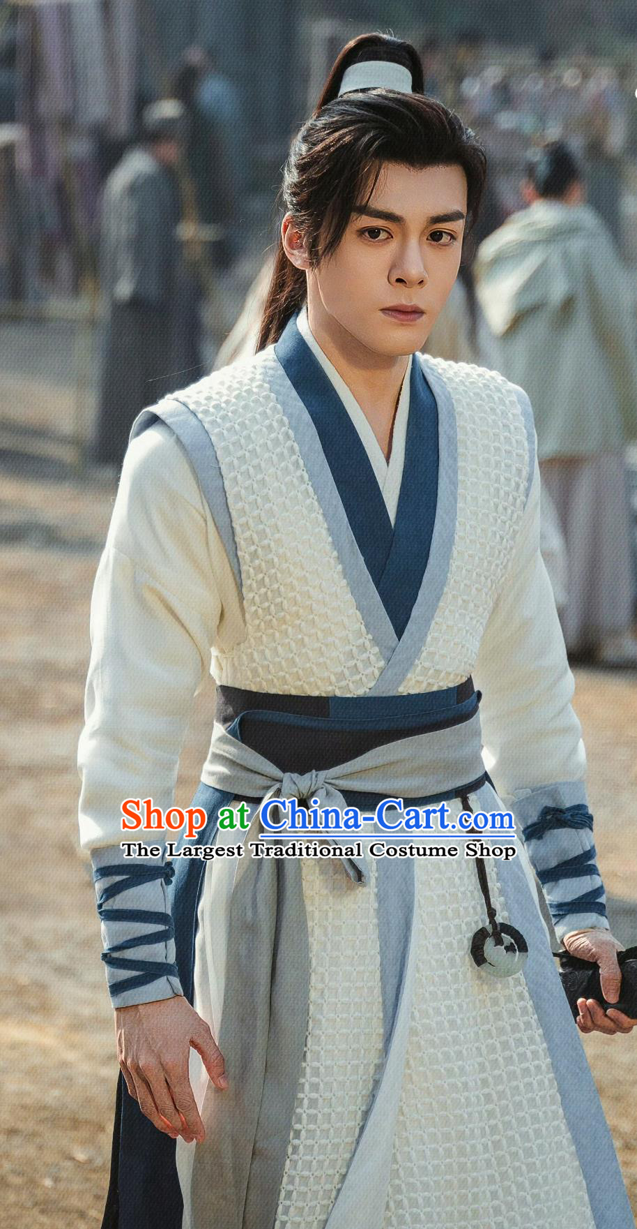 TV Series Snowy Night Timeless Love Young Hero Huo Zhan Bai Costume Chinese Traditional Hanfu Ancient China Swordsman Clothing