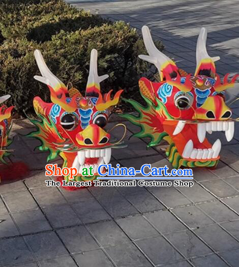 Handmade Size 3 Dragon Head Chinese Kite Dragon Head Bamboo Artwork