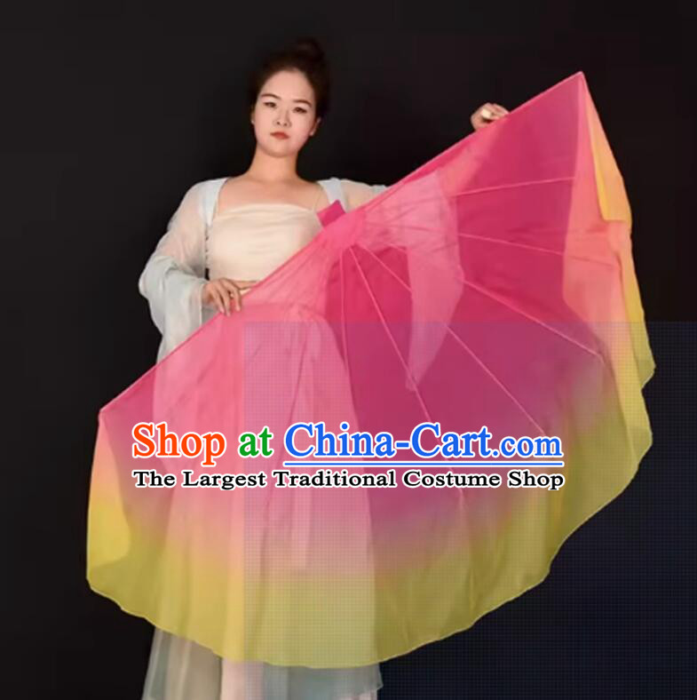 Chinese Folk Dance Fan Fishbone Fan Cartilaginous Fan Spring Festival Gala Opening Dance Fan