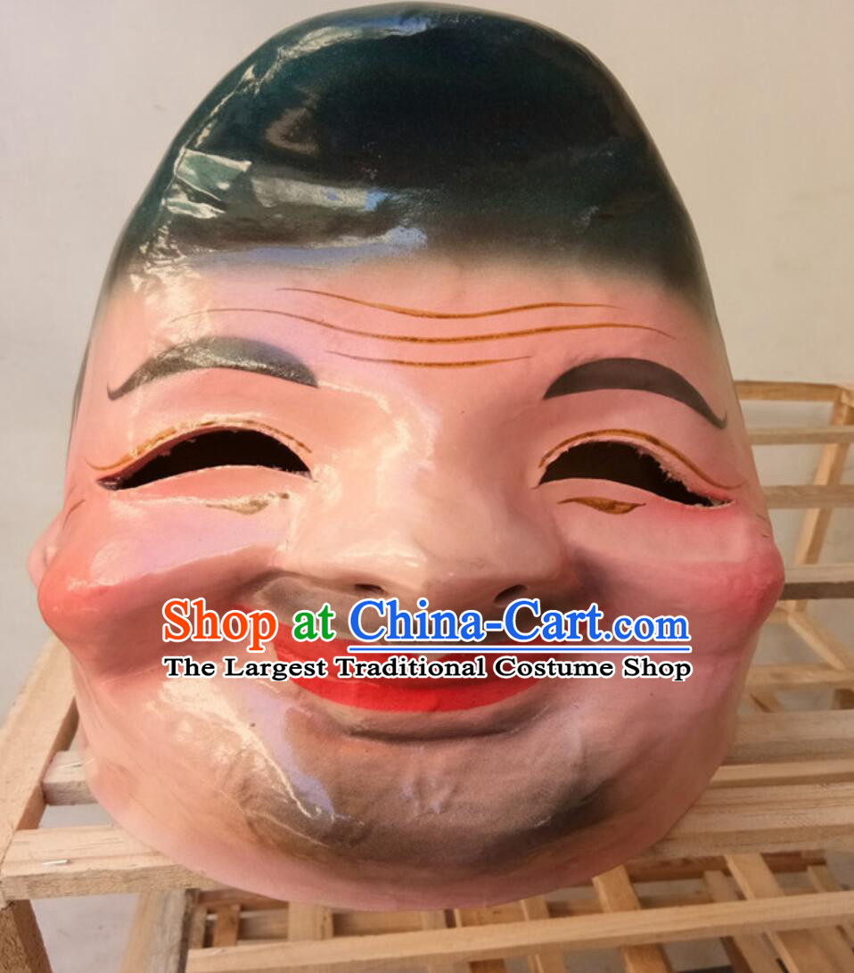 Chinese Legend Ji Gong Mask Handmade Monk Hat