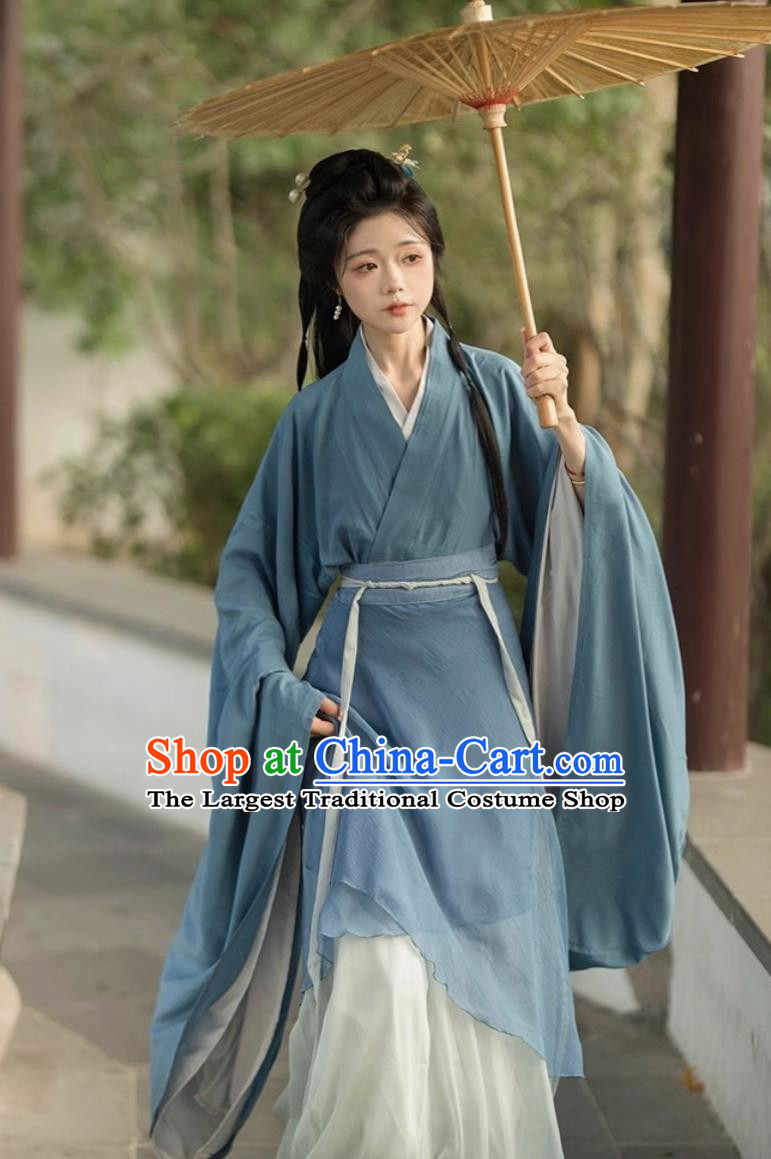 Chinese Southern and Northern Dynasties Woman Costumes Traditional Hanfu Dresses China Ancient Palace Princess Clothing