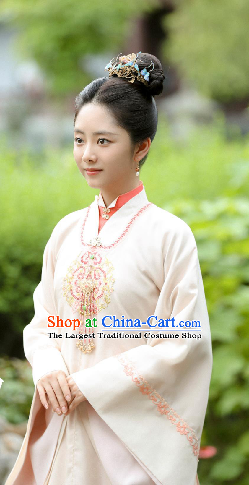 Ancient China Ming Dynasty Noble Woman Clothing Chinese TV Series The Sword and the Brocade Shi Yi Niang Costumes Complete Set