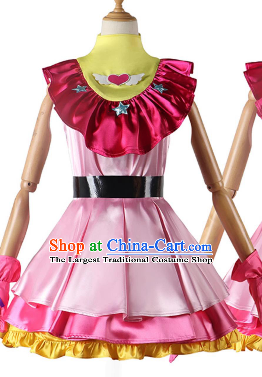 Costume For Cosplay Hoshino Ai Character From An Anime I Follow Female School Pink Dress