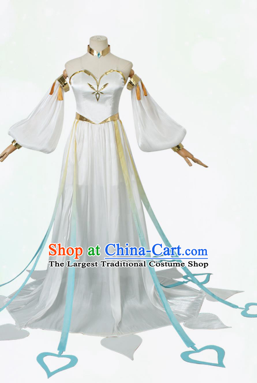 Genshin Impact Nahida Grass Goddess Cosplay Costume Female Full Set the Great Mercy Tree Queen Dress