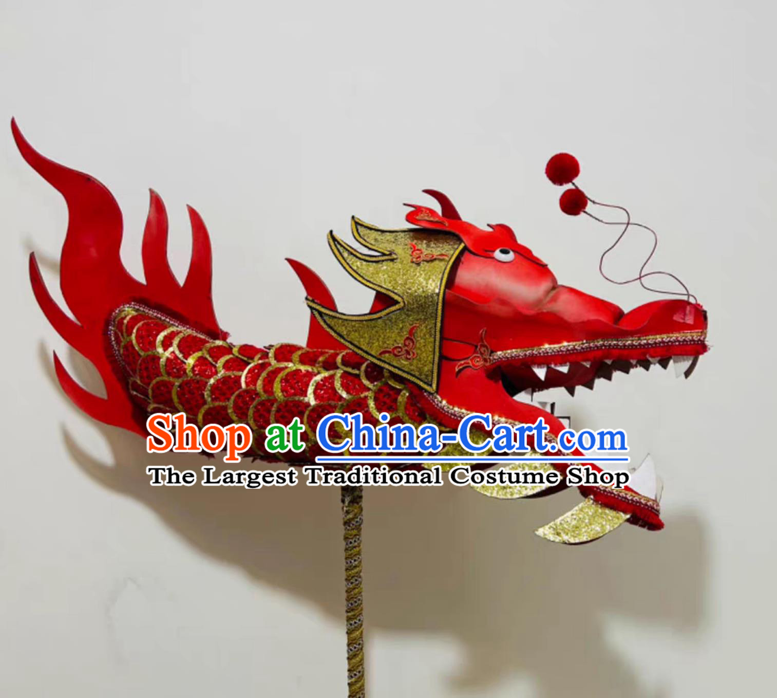China Classical Dance Lamp Handmade Dragon Lantern Chinese Spring Festival Gala Stage Performance Property