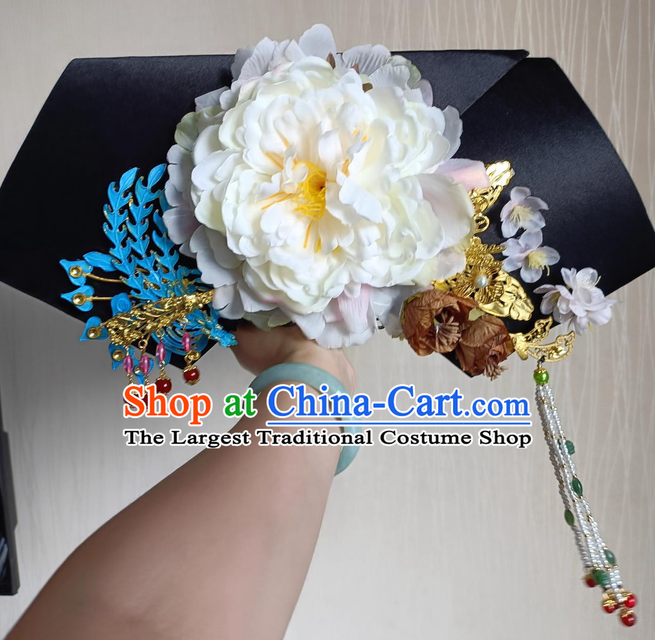 Empresses In The Palace Xia Dongchun Headdress Qing Dynasty Da Lachi Hat Ancient Chinese Imperial Consort Hairpiece