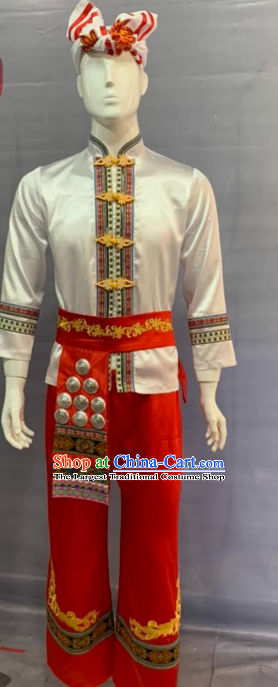 Chinese Folk Dance Costume Shanbei Yangko Performance Wear Male Yangge Dance Outfit