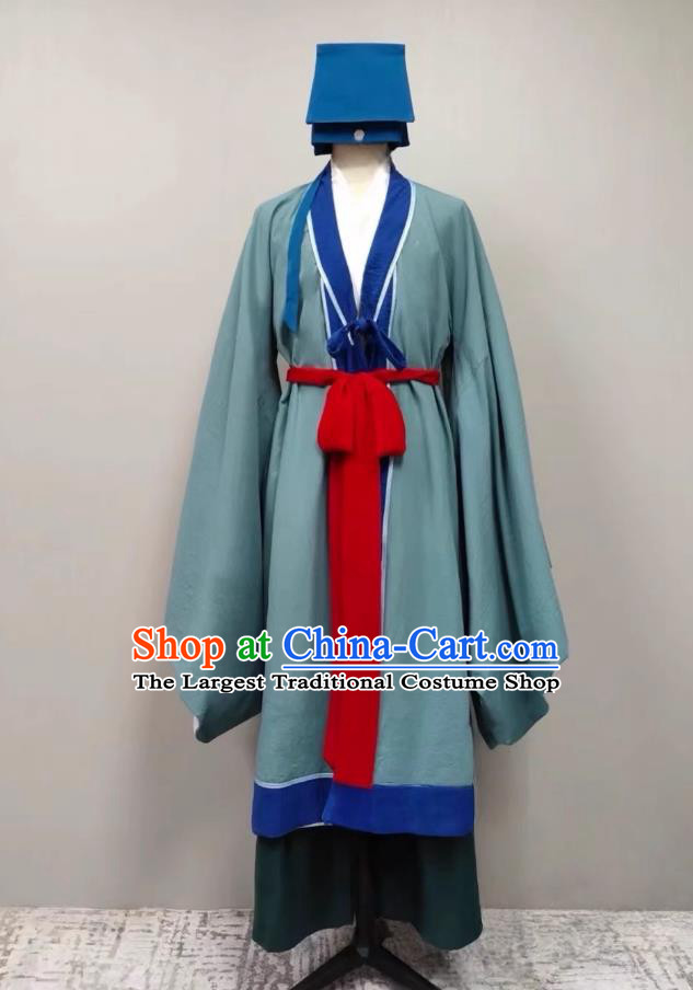 Ancient Chinese Scholar Clothing The Eight Immortals Crossing The Sea Film Lv Dong Bin Performance Costume