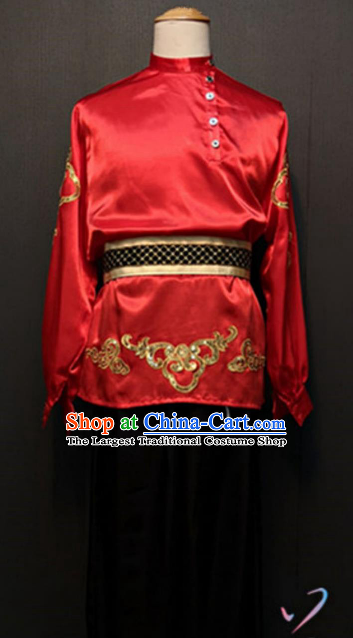 Russian National Male Costume European German Court Stage Performance Outfit