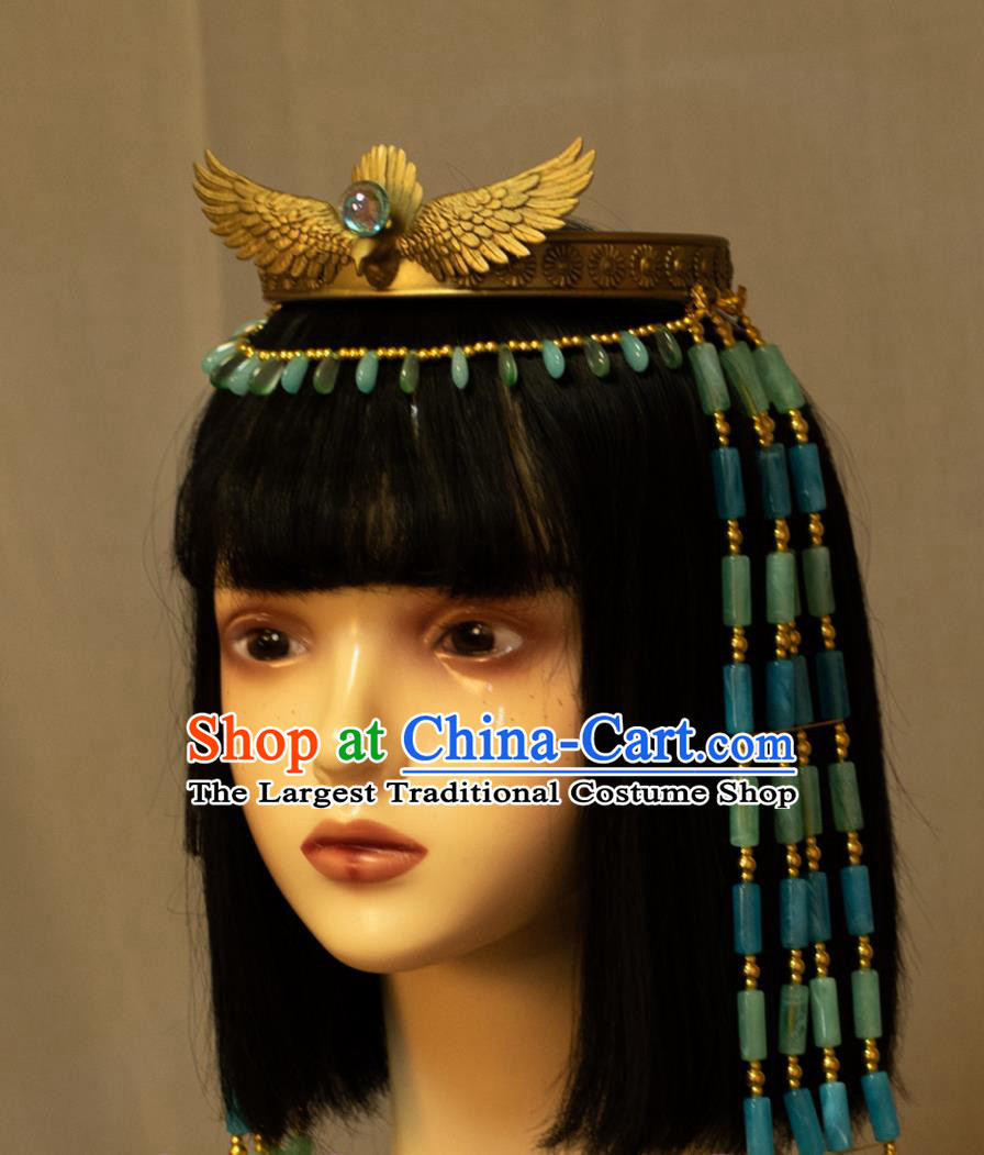 Egyptian Princess Crown Vintage Artifact Replica Cosplay Queen Headpiece
