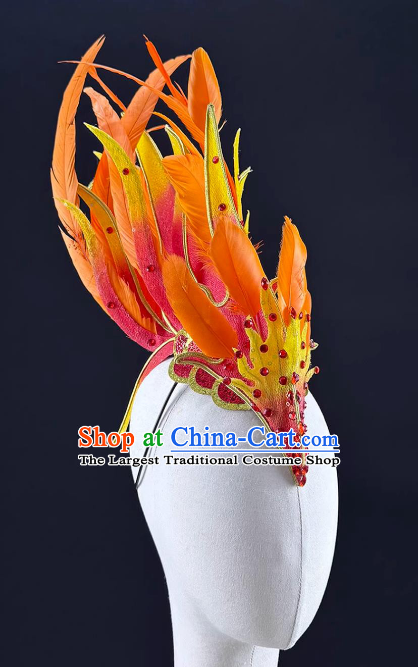 Phoenix Singing At Sunrise Dance Headdress Stage Dance Performance Phoenix Crown