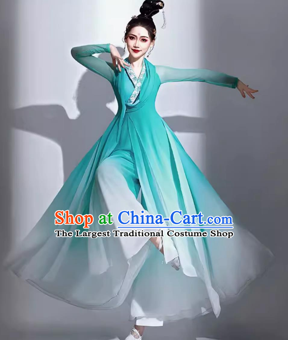 Hua Xiao Yi Wish We Last Forever Classical Dance Costume Women Elegant Chinese Style Han Tang Dance Dress