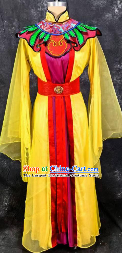 Dream Of The Red Chamber Jia Yuanchun Yellow Dress Chinese Musical Stage Performance Costume Traditional Imperial Concubine Clothing