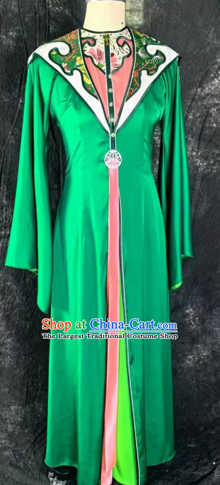 Traditional Young Lady Clothing Dream Of The Red Chamber Jia Tanchun Green Dress Chinese Musical Stage Performance Costume