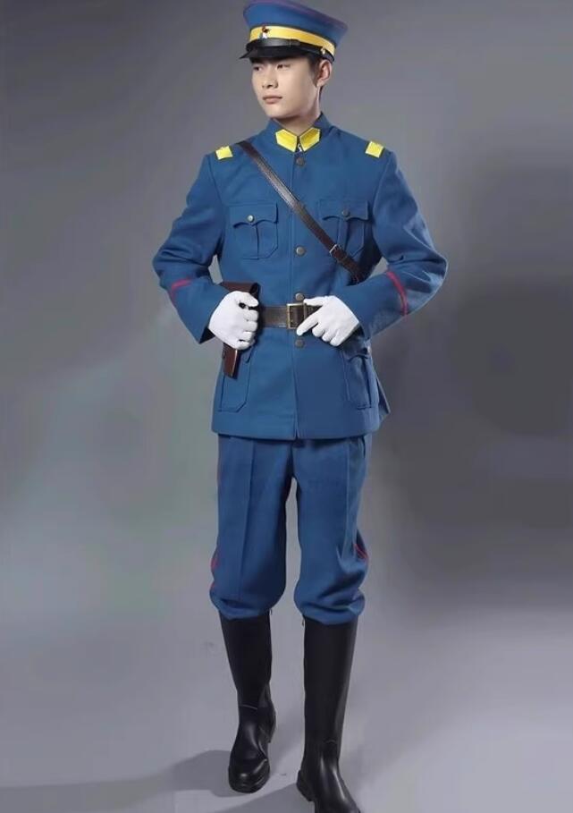 Northern Expedition Army Uniform Chinese Military Officer Costume Minguo Revolutionary Clothing