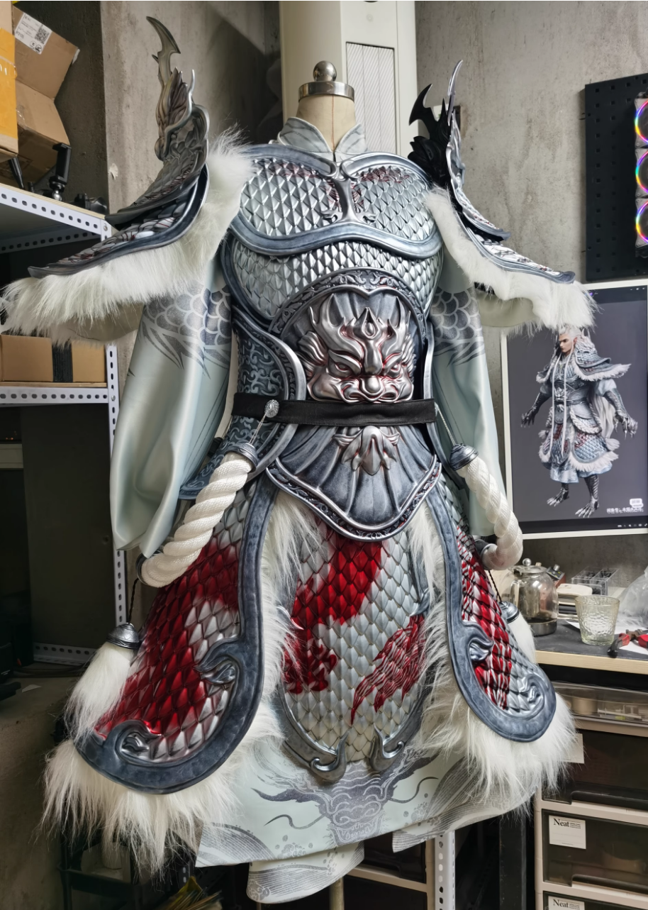Nezha Reborn Movie Ao Guang Dragon King of the East Sea Armor Ne Zha Aoguang Na Zha Dragon King Armors Complete Set