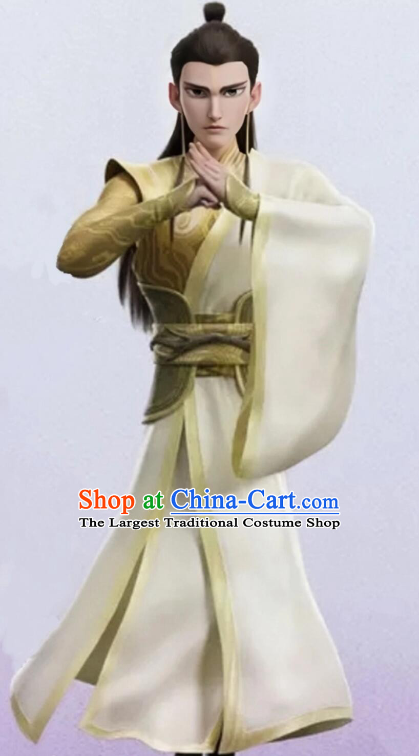 Chinese Animated Film Ne Zha 2 Lu Tong Hanfu Ancient China Noble Childe Costume Traditional Clothing