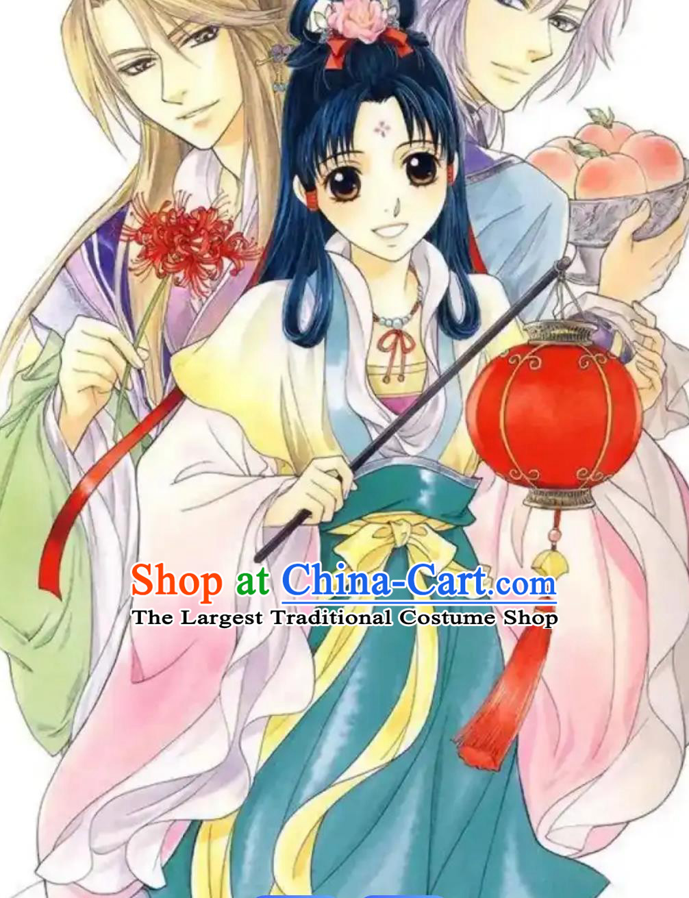 Cartoon TV Series The Story of Shurei Hong Xiu Replica Costume Traditional Hanfu Dress Ancient China Royal Princess Clothing
