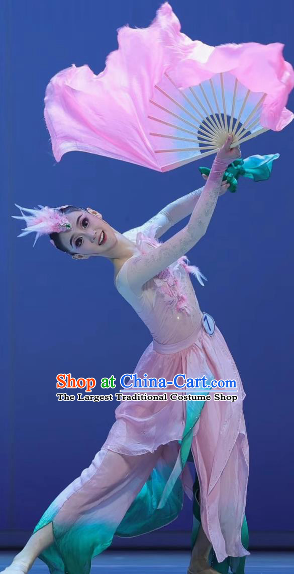 Joyful Cloud Wandering Performance Costume Classical Dance Attire