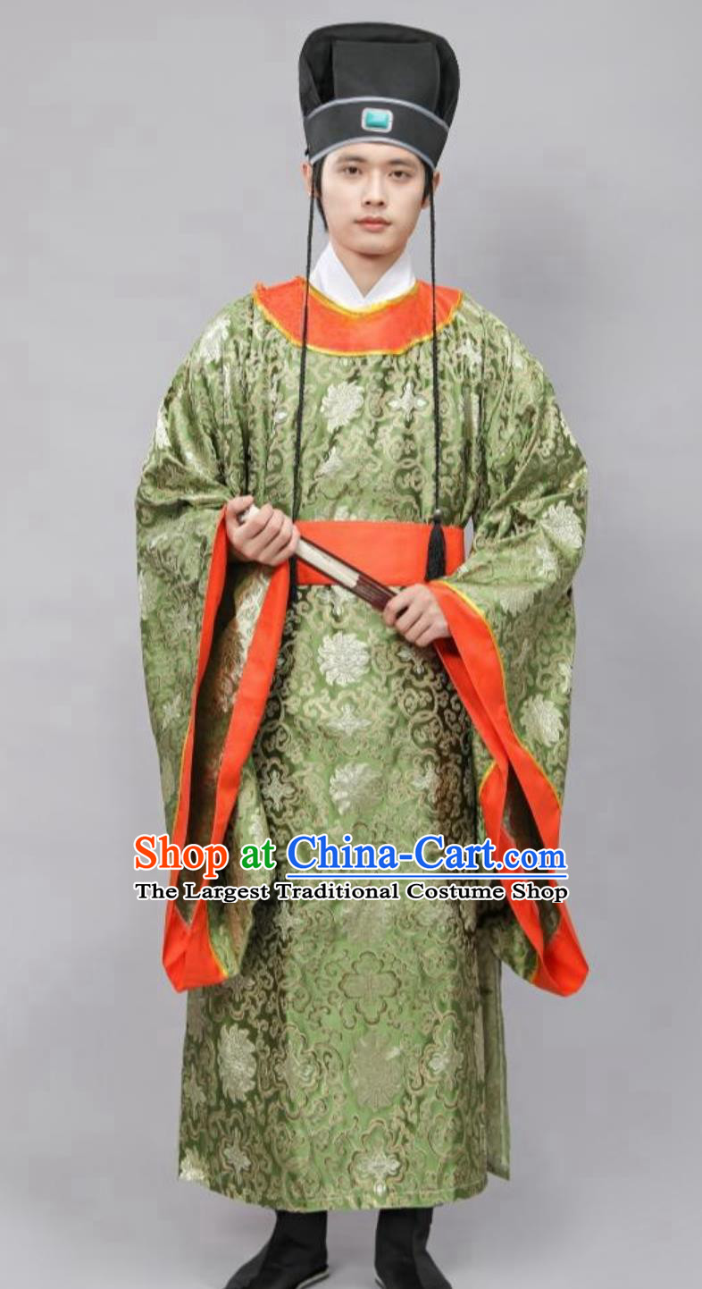 Confucian Ceremony Main Priest Assistant Priest Attire Folk Sacrificial Ritual Bayi Dance Costume Ancient Chinese Style Hanfu