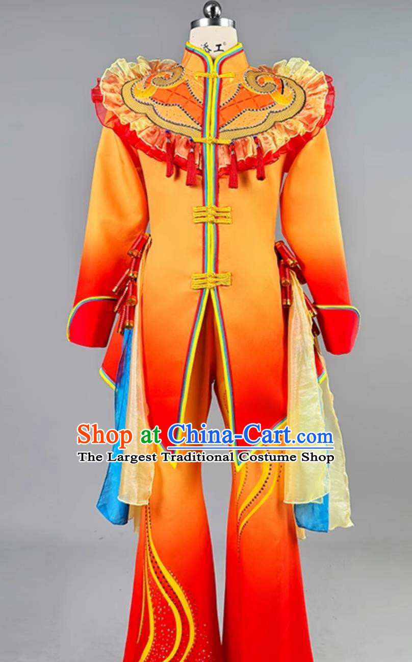 Festive Opening Dance Song And Dance Performance Costume Ethnic Square Dance Set Yangko Performance Costume