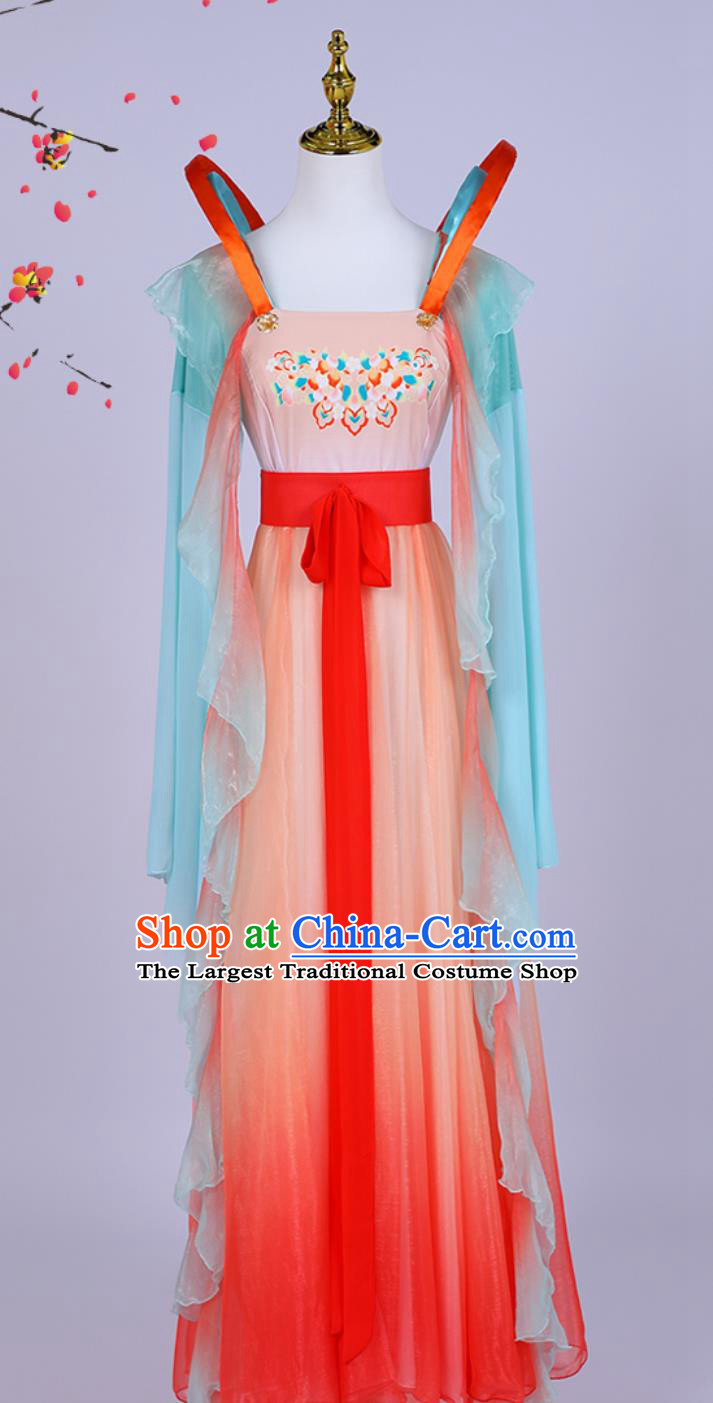Classical Dance Han Tang Dance Costume Xia Hui Original Daughters Love Clothing Fish Lantern Chinese Style Dance Dress