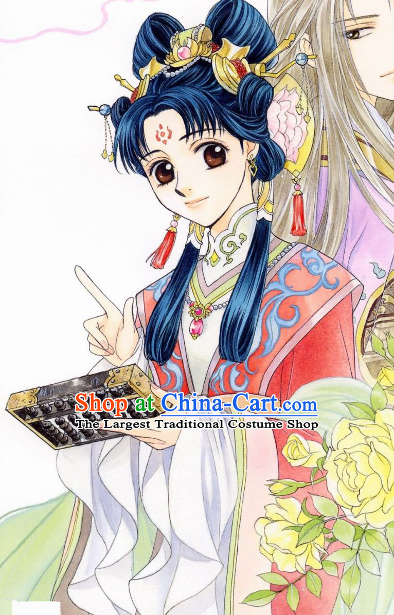 Ancient China Royal Princess Clothing Cartoon TV Series The Story of Shurei Sai Ryuuki Replica Costume Traditional Hanfu Dress