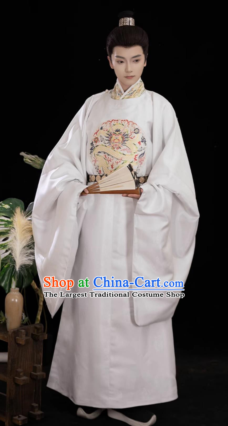 Ancient China Ming Dynasty Historical Costume Noble Scholar Clothing Traditional Chinese Hanfu Robes
